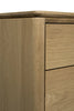 Sleek oak chest of drawers furniture
