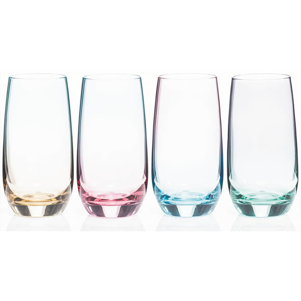 Newgrange Two Tone Lustre Hiball Glass Set -4