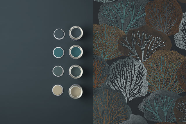 Graham & Brown Twyla Midnight Wallpaper