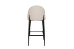 Experience unparalleled comfort with the Valent Bar Stool Leather Taupe Cream.