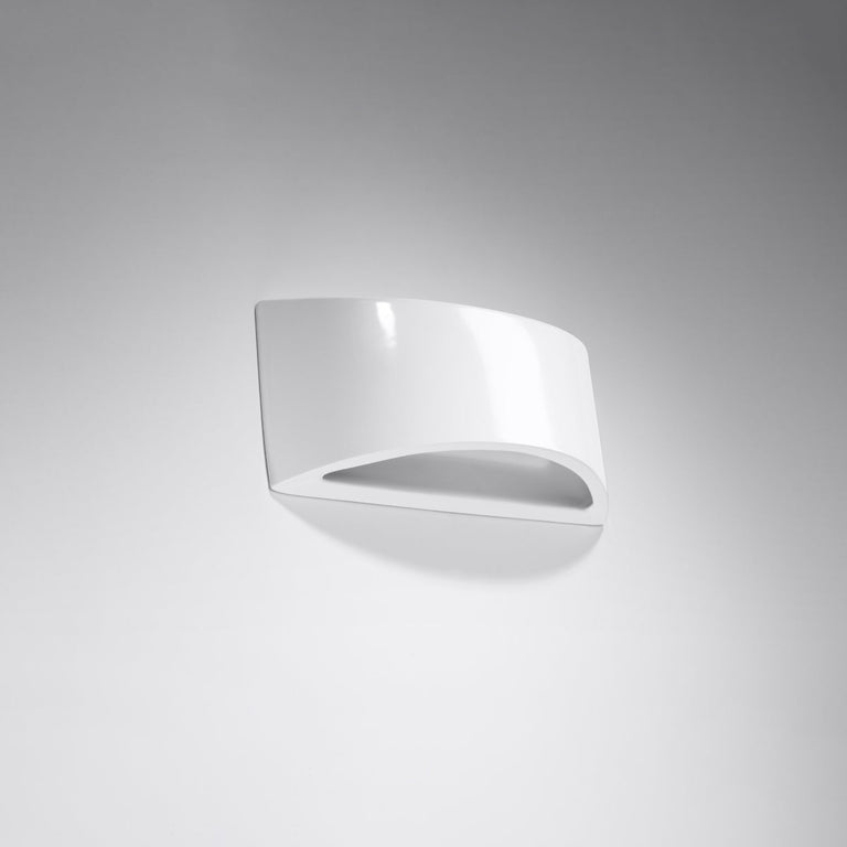 Sollux Lighting Varnished Wall Lamp VIXEN White Gloss