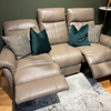 Electric recliner sofas Verona 3 seater with sleek styling for living room furniture
