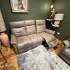 Three seater recliner sofa Verona with luxurious memory foam seating
