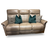 3 seater sofa Verona leather recliner with modern design and ergonomic features
