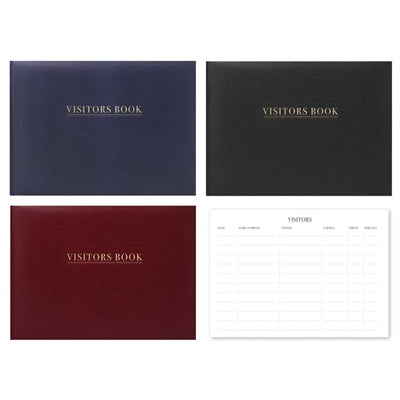 Visitors Book Business /Office | Confidential Visitor Sign-In Book ...