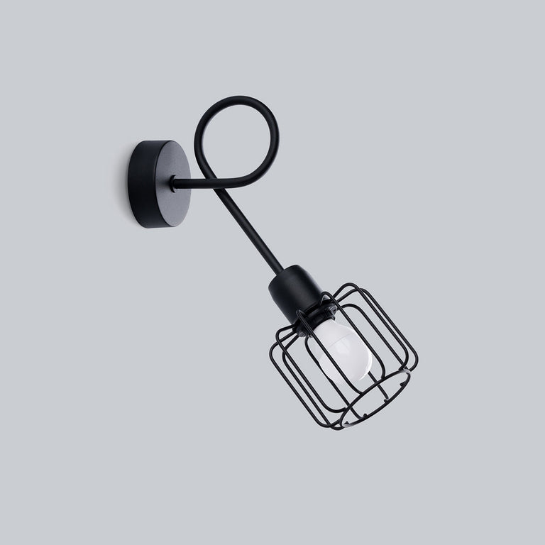 Sollux Lighting Wall Lamp BELUCI 1S Black