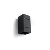 LED lights with Sollux Lighting Wall lamp BLOCCO black