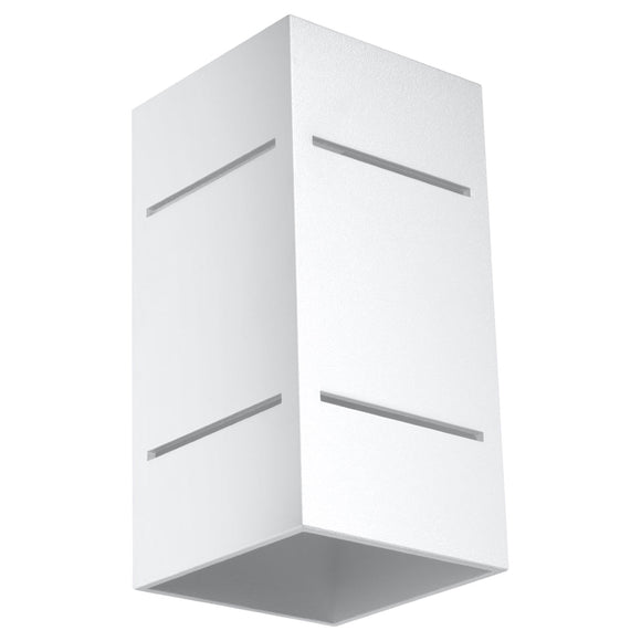 Light in wall with Sollux Lighting Wall Lamp Blacco White
