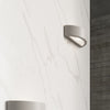 Sophisticated oval wall lamp Athena Grey by Sollux Lighting for perfect illumination