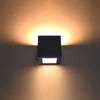 Modern Sollux Lighting Wall Lamp Ceramic Leo Black for contemporary decor