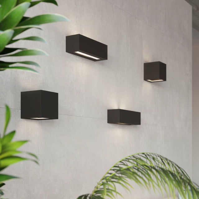 Sollux Lighting Wall Lamp Ceramic LEO Black