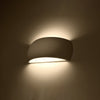 Pontius ceramic wall lamp with LED lights for modern interiors