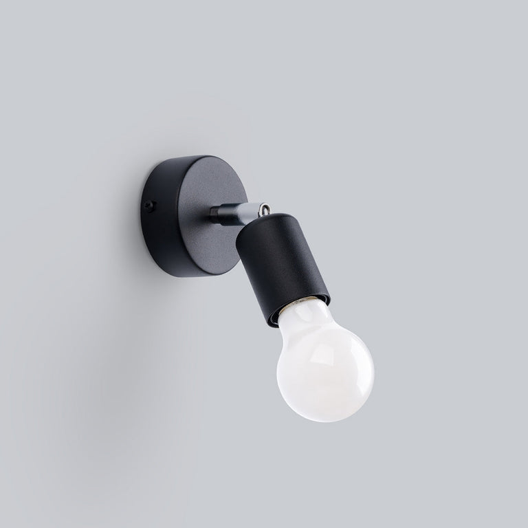 Sollux Lighting Wall Lamp FORNES 1 Black