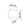 Ideal wall lights for bedroom or living room Wall lamp IMPACT black