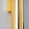 Stylish LED lights Lagos 2 Polished Gold
