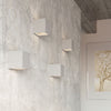 Concrete wall lamp LEO with LED lighting