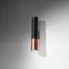 Modern minimalist design Wall lamp LOOPEZ black/copper