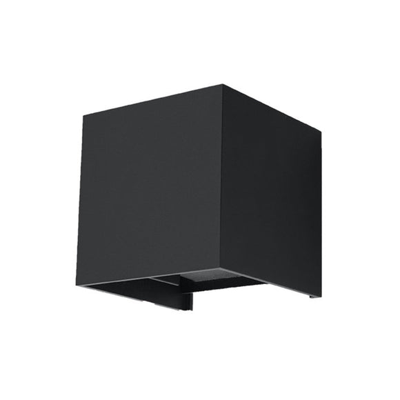 Wall lamp LUCA black LED IP54 for living room décor
