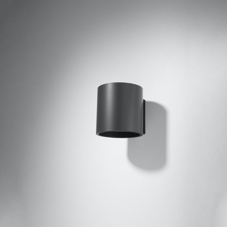 Sollux Lighting Wall Lamp ORBIS 1 Anthracite