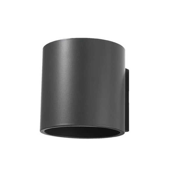 Modern lighting wall lamp Sollux Lighting  Wall lamp ORBIS 1 anthracite