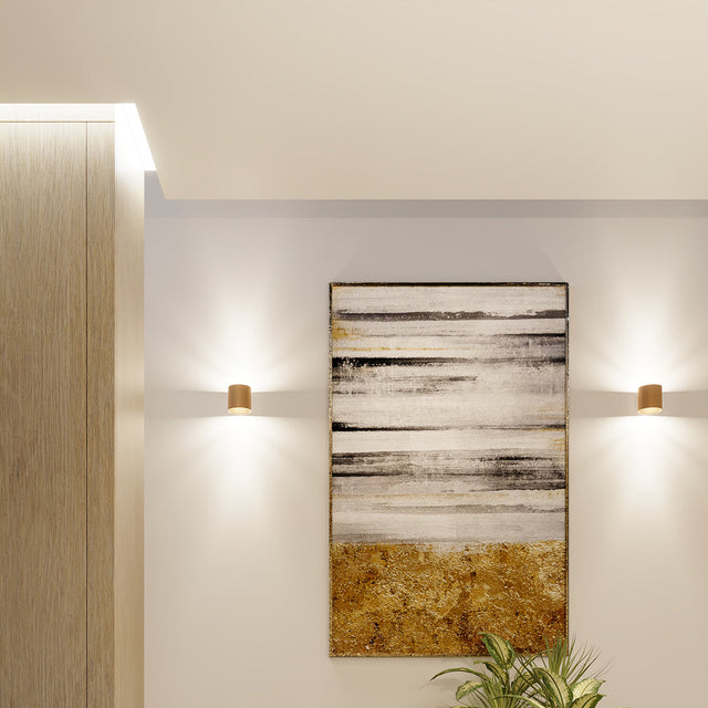Sollux Lighting Wall Lamp ORBIS 1 Gold