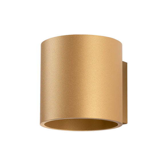 Stylish Lighting for Modern Spaces - Sollux Lighting Wall Lamp ORBIS 1 Gold
