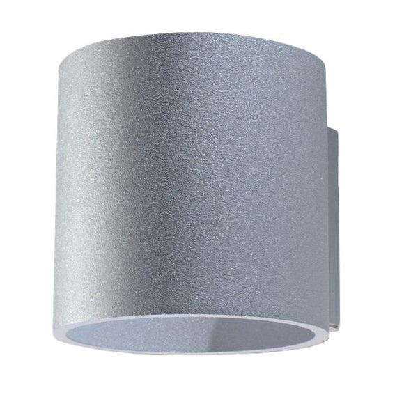 Wall fixtures Sollux Lighting Wall Lamp ORBIS 1 Grey