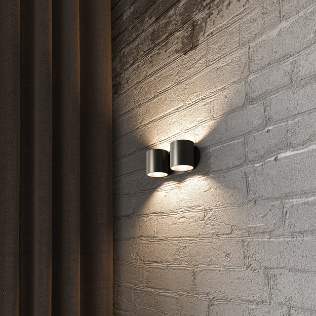 Sollux Lighting Wall Lamp ORBIS 2 Black