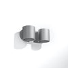 Wall lamp ORBIS 2 grey wall fixtures offer classic and modern design