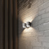 Wall lamp ORBIS 2 grey combines classic and modern design elements