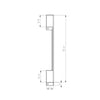 LED wall fixture Sollux Lighting Wall lamp SAPPO M golden 3000K