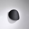 LED wall light Sollux Lighting Wall lamp SENSES black