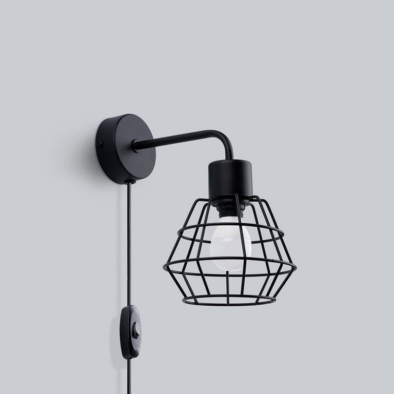Sollux Lighting Wall Lamp SUBA Black