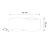 Elegant Wall lamp TILA 30 white