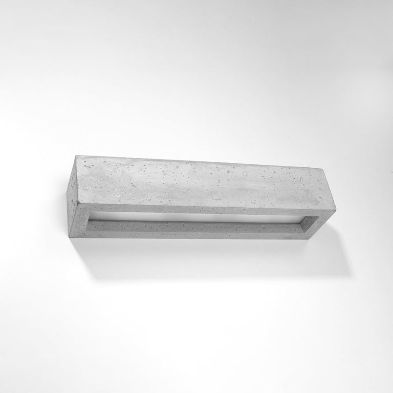 Sollux Lighting Wall Lamp VEGA 50 Concrete