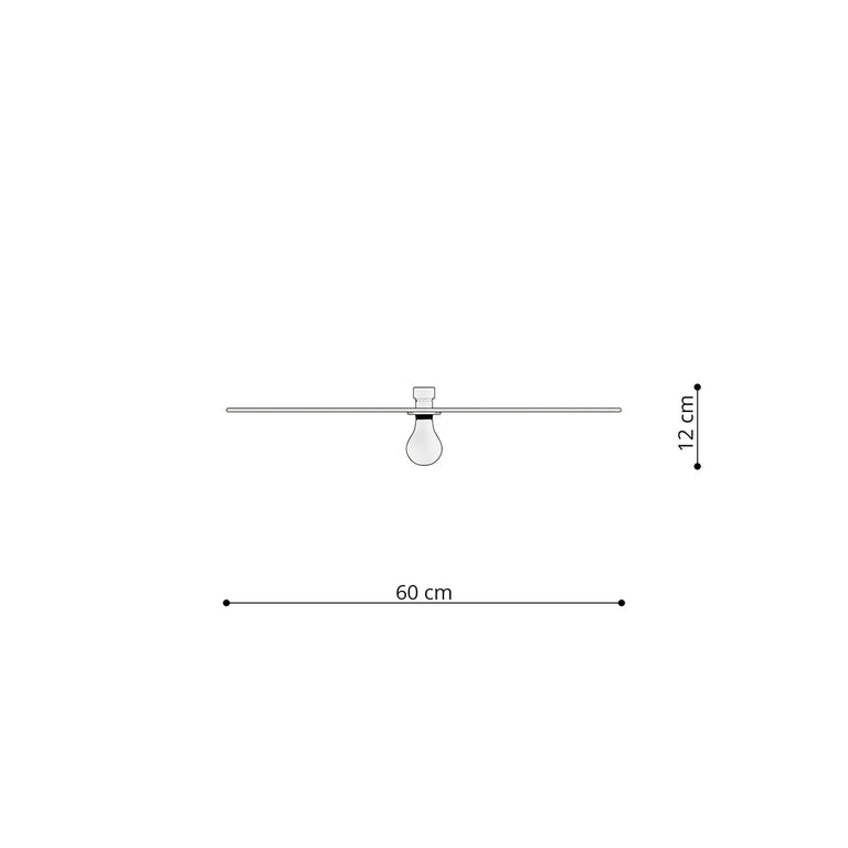 Sollux Lighting Sollux Lamp / Ceiling Lamp SIRKEL 60 Black