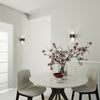 Stylish wall lamp in black from Loreto collection