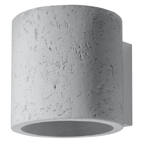 Wall lights for bedroom Sollux Lighting Wall lamp ORBIS concrete