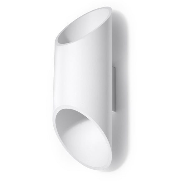 Unique light on the wall Sollux Lighting Wall lamp PENNE 30 white