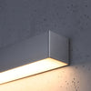 Wall light Sollux Lighting Wall lamp PINNE 200 grey