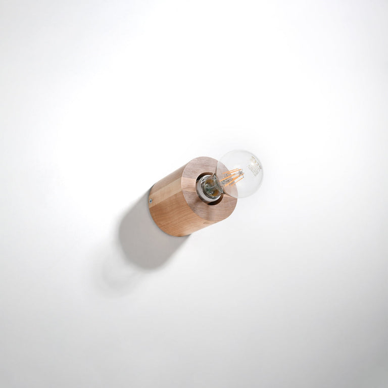 Sollux Lighting Wall Lamp SALGADO Natural Wood