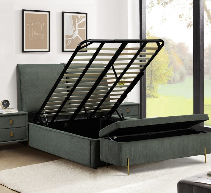 Waterford Double Bed Green 4ft6