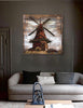 Charming Windmill Canvas Art for Your Wall
