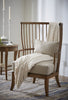 Handcrafted solid wood armchair for home decor