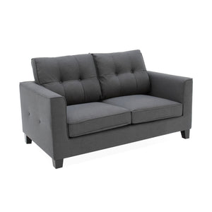 Zestico 2 Seater Sofa in Charcoal - Stylish and Cozy