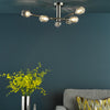 Zonda 6 Light Semi-Flush ceiling lights enhance home decor