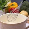 Durable food preparation balloon whisk utensil