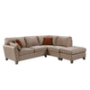 Modern corner sofa with right-hand facing design.