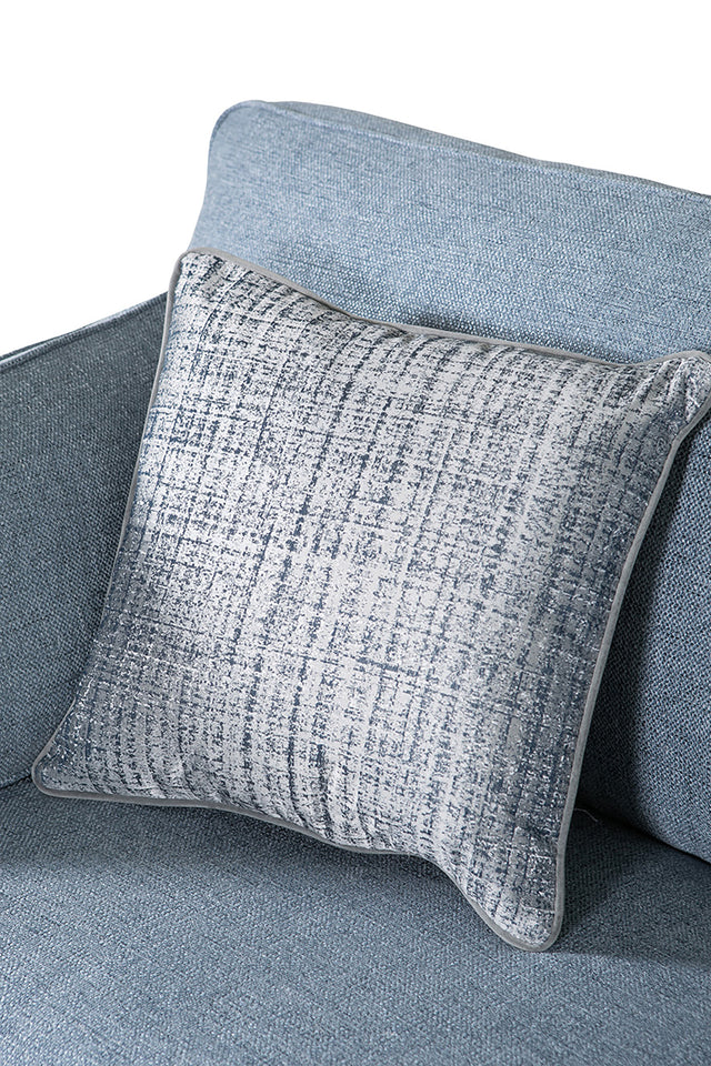 Cantrell Corner Sofa Blue LHF