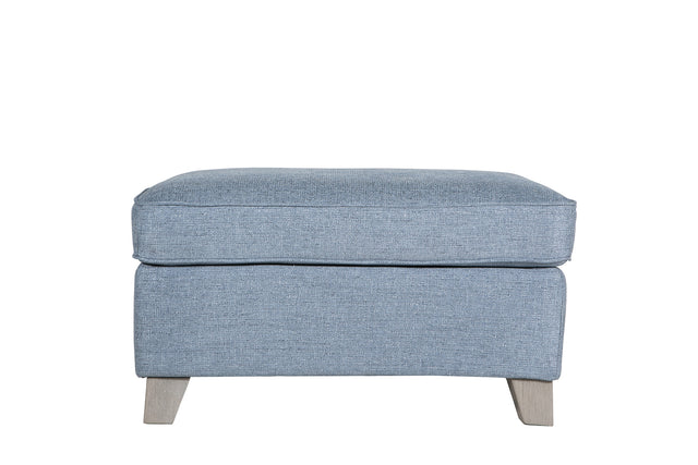 Cantrell Footstool Blue